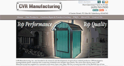 Desktop Screenshot of cvrmanufacturing.com